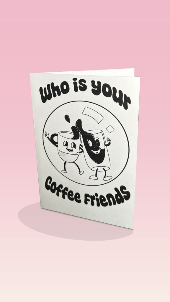 Carte Postale - Coffee Friends