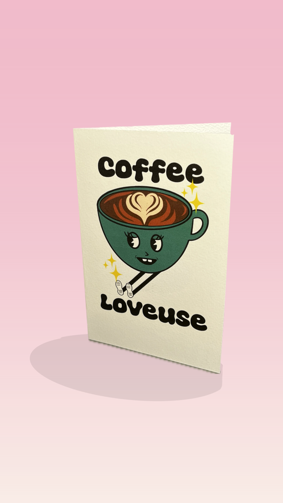 Carte Postale - Coffee Loveuse