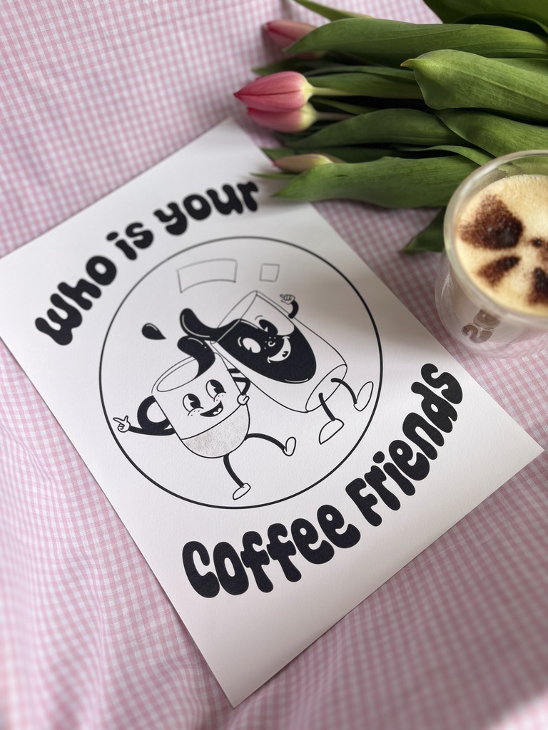 Affiche - Coffee Friends 