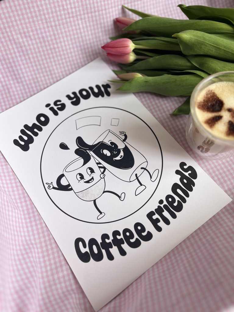 Affiche - Coffee Friends 