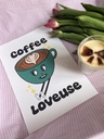 Carte Postale - Coffee Loveuse