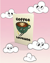 Carte Postale - Coffee Loveuse