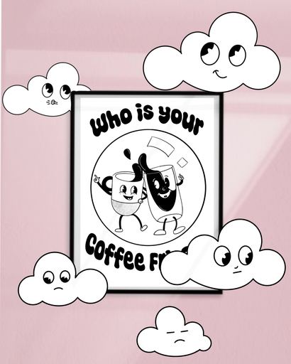 Affiche - Coffee Friends 